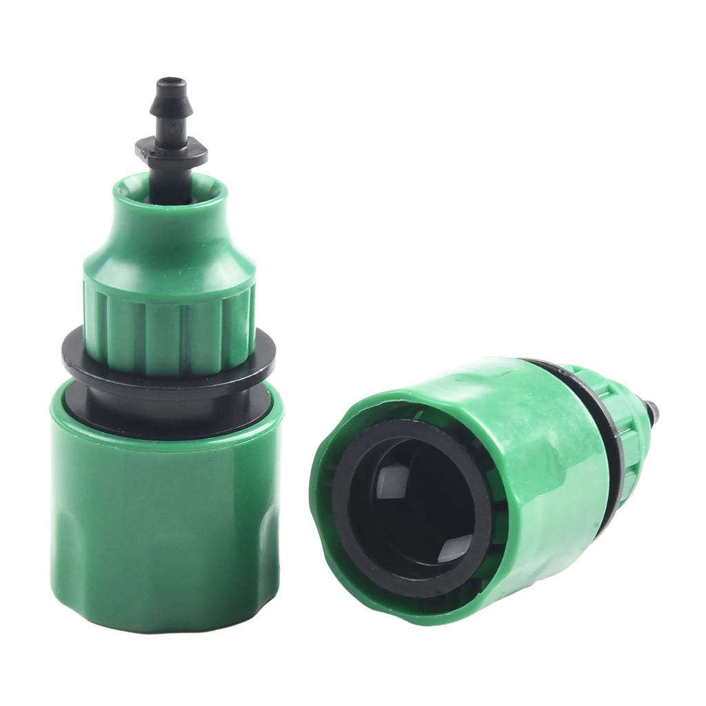 5pcs Plastic Garden Water Hose Quick Connector Micro Irrigation Adapter Connector Cleaning Machine Water Gun Hose Connector Qme