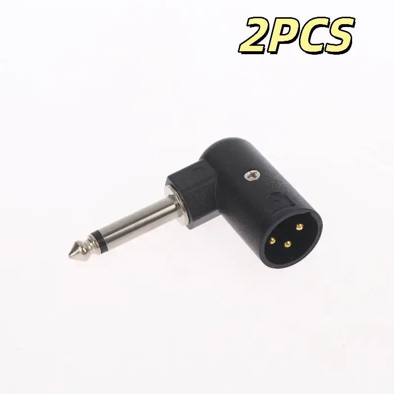 1 XLR Plug Male Female Adapter 3-Pin Balanced Audio Interface Qme Male to Male 2pcs
