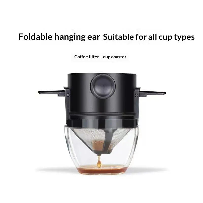 Coffee Filter Maker Stainless Steel Drip Tea Holder Reusable Qme