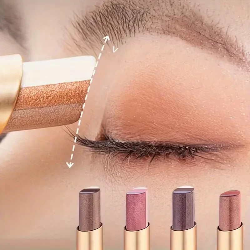OPE Tri-color Eyeshadow Stick Gradient Shimmer Waterproof Pearlescent Qme