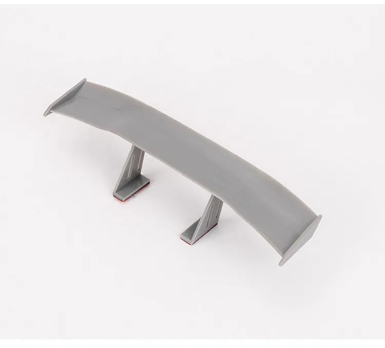 Car Rear Spoiler Mini Spoiler Wing Small Model GT Carbon Fiber Without Perforation Tail Decoration Auto Accessories Car-styling Qme Grey