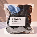 Heart-shaped Finger Powder Puff Latex-free Makeup Tool Air Cushion Qme black