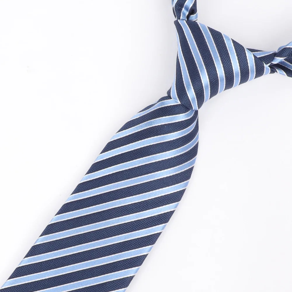 100 Silk Tie Striped Necktie Classic Plaid Ties Men Grey Beige Blue Qme RT3