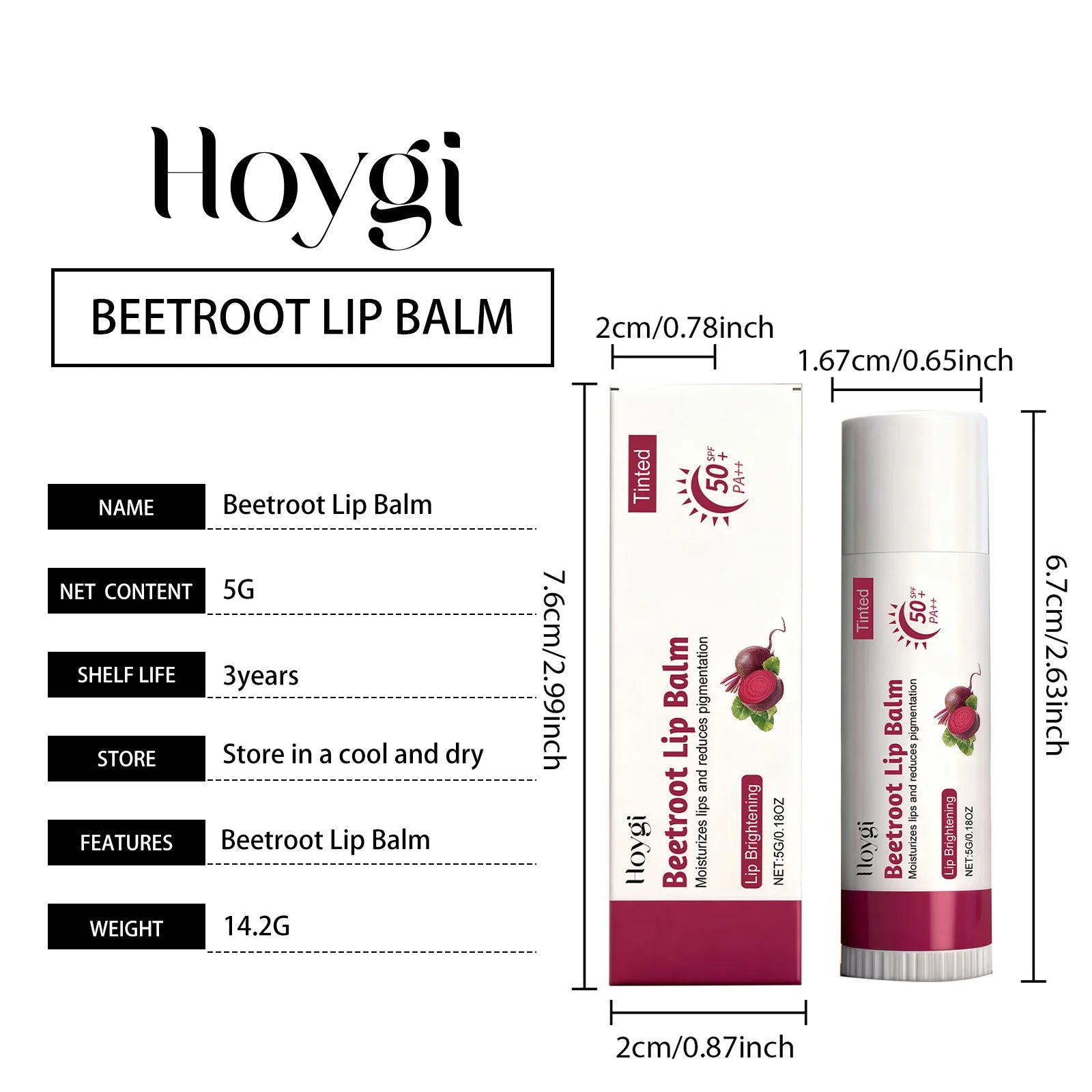 Sun Protective Lip Balm SPF50+ Nourishing Beetroot Brightening Ceramide Kojic Acid Moisturizing Fade Lip Lines Lipstick For Lips Qme Beetroot