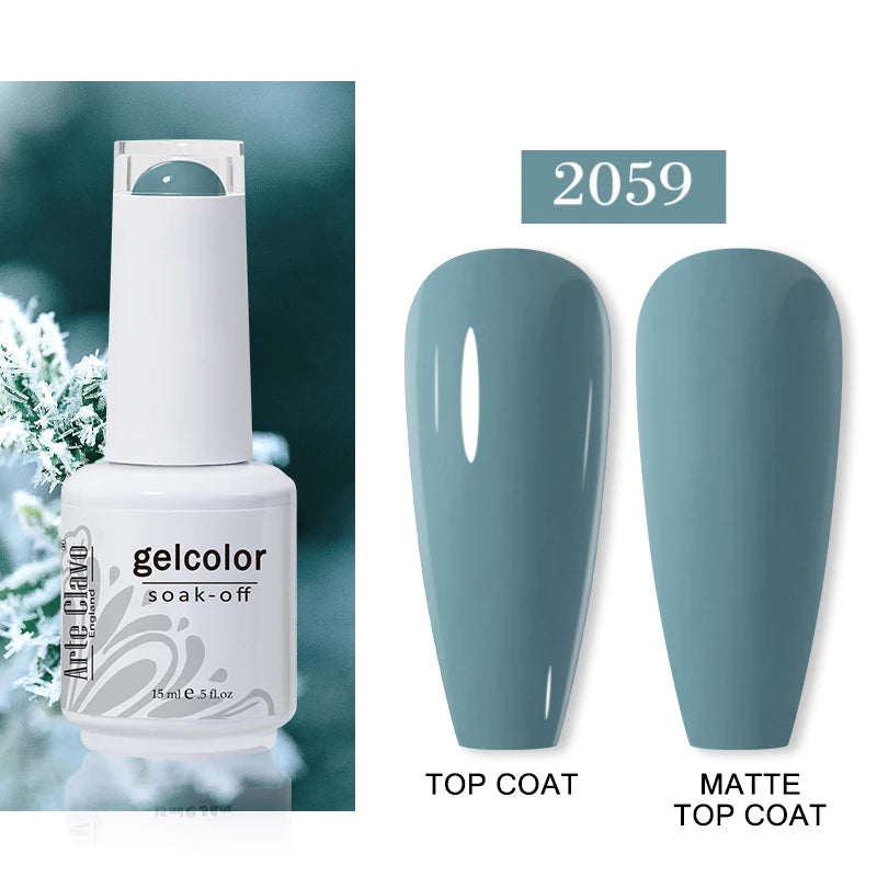 Arte Clavo Autumn Nail Gel Polish Caramel Winter Soak Off UV LED Art