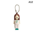 Ampoule Bottle Opener Keychain Syringe-shaped Cutter Nurse Doctor Aid Qme A12