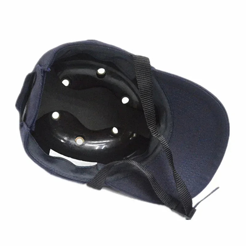 Head Protection Crash Helmet for Work Safety and Repair, Baseball Cap Style Qme