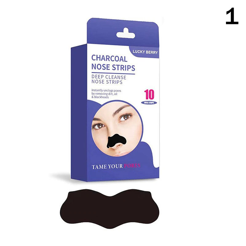Bamboo Charcoal Blackhead Removal Nose Mask Deep Cleaning Pore Acne Qme 1