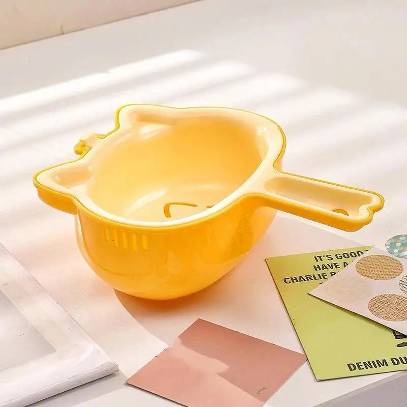 2-IN-1 Vegetable Cleaning Drainage Basket Fruit Water Filter Net Qme A2