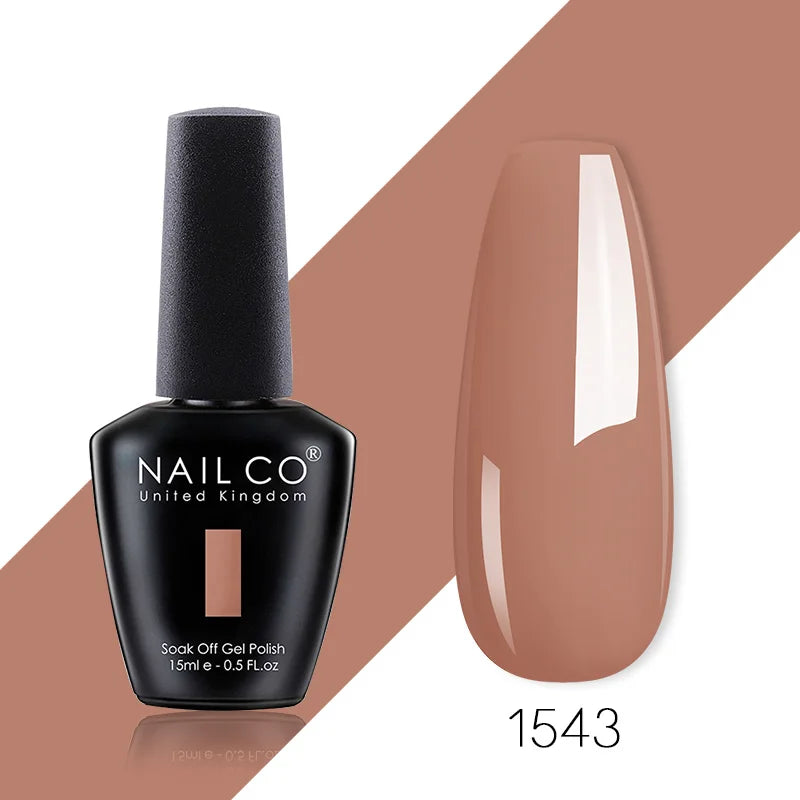 NAILCO 85 Colors Nail Gel UV LED Lacquer Manicure Varnish Hybrid Semi