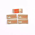 30pcs 44x20mm Cartoon Dog Cat Fabric Labels Cute Woven Clothing Tags for DIY Headwear/Clothing/Shoes/Bags cp3840 Qme 44x20mm-1