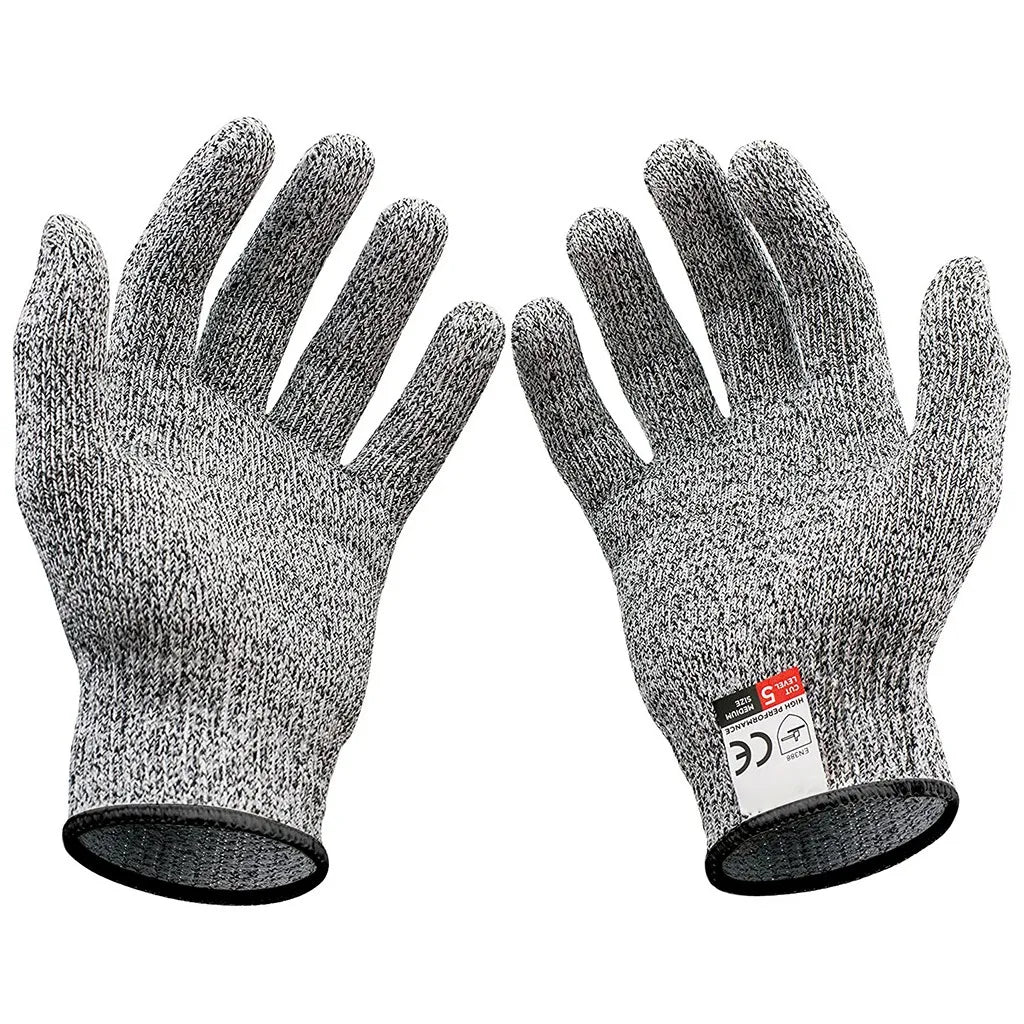 Level 5 Cut Proof Stab Resistant Wire Metal Glove Kitchen Fishing Cuts Gloves for Oyster Shucking Fish Gardening Safety Gloves Qme
