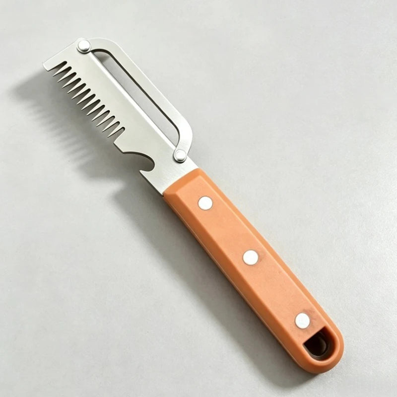 Stainless Steel Multi-functional Peeling Knife Comfortable Handle Qme A1