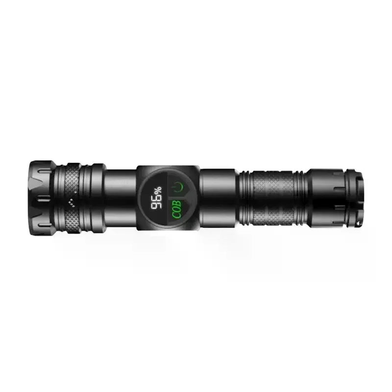 Super Powerful Flashlights USB Rechargeable LED Flashlight Magnetic Tactical Flashlight With COB Side Light Camping Fishing Qme