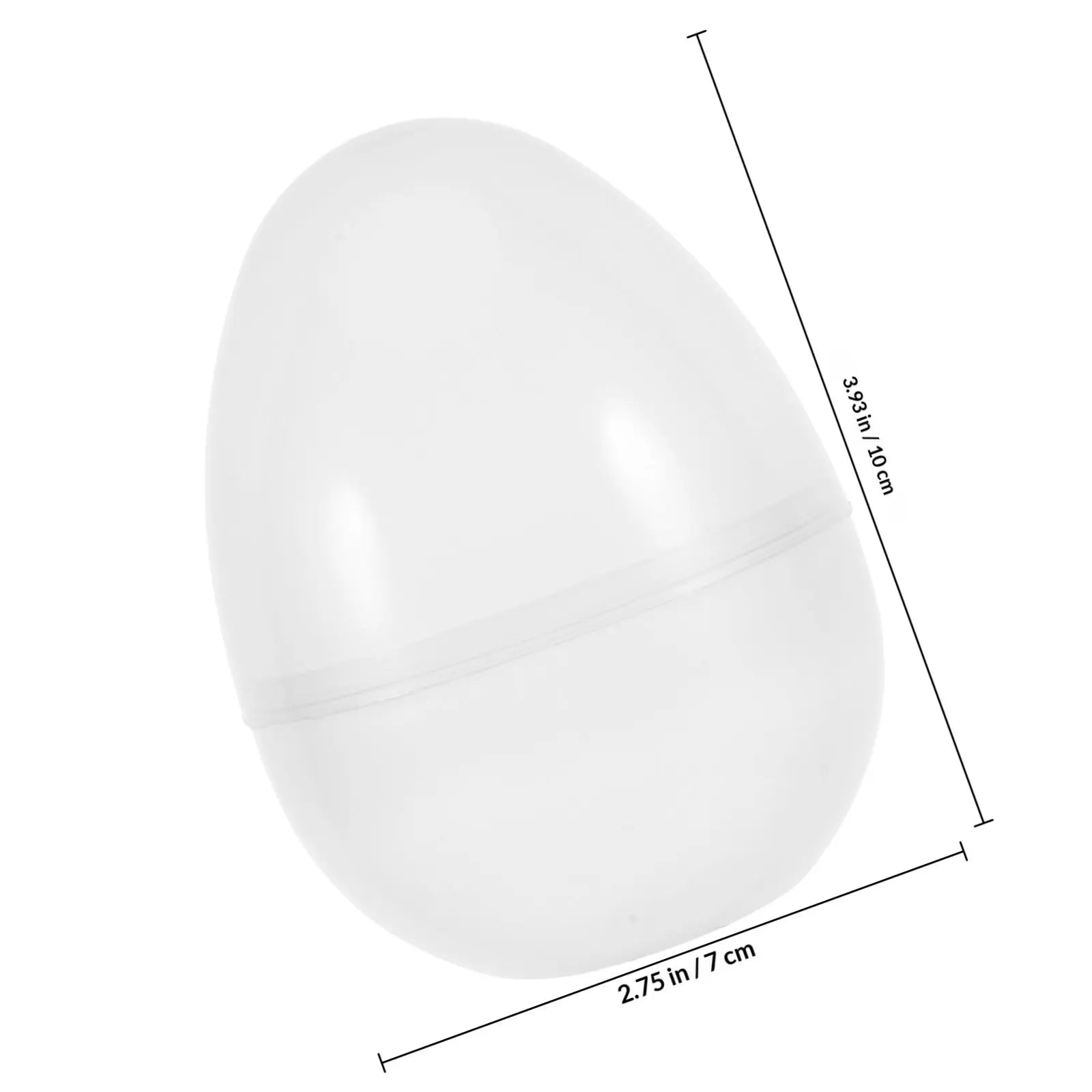 6Pcs Party Gift Clear Fillable Easter Eggs Jumbo Plastic Openable Candy Holders Easter Hunt Family School Activity Qme other 10X7X7CM other
