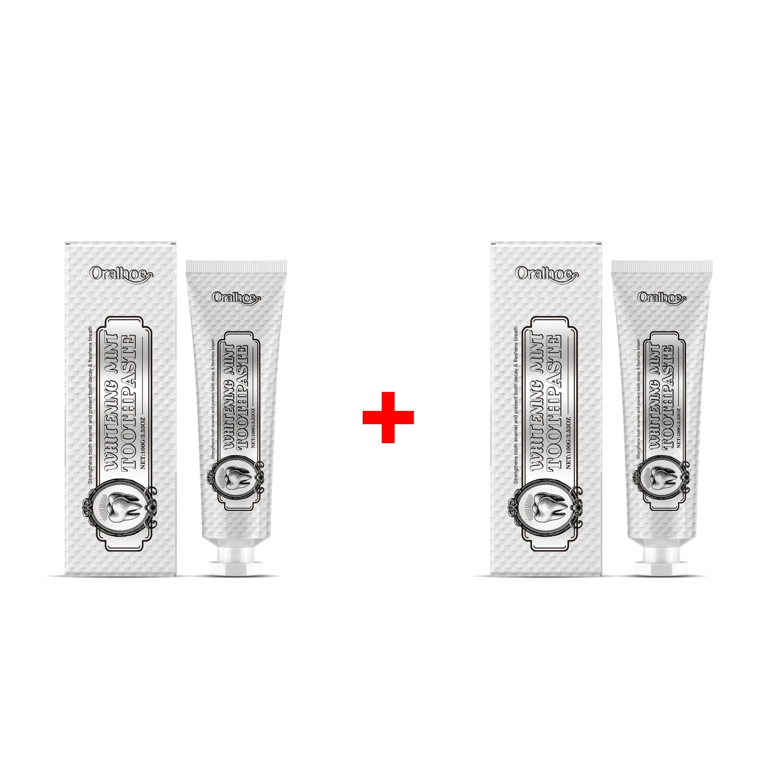 Tooth Repair Toothpaste Anti Caries Oral Hygiene Cleaning Dental Calculus Smoke Stains Protect Enamel Teeth Whitening Toothpaste Qme 2pc Boxed