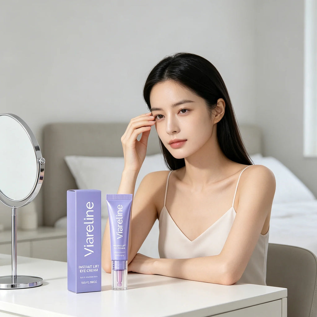 Viareline Instant Lift Eye Cream Anti-wrinkle Fade Fine Lines Qme