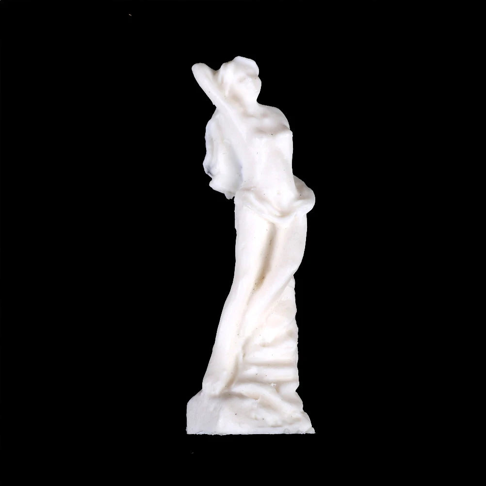 ^Miniature Dollhouse Accessories Scene Model Resin Goddess Statue Toy Girl Gift Qme