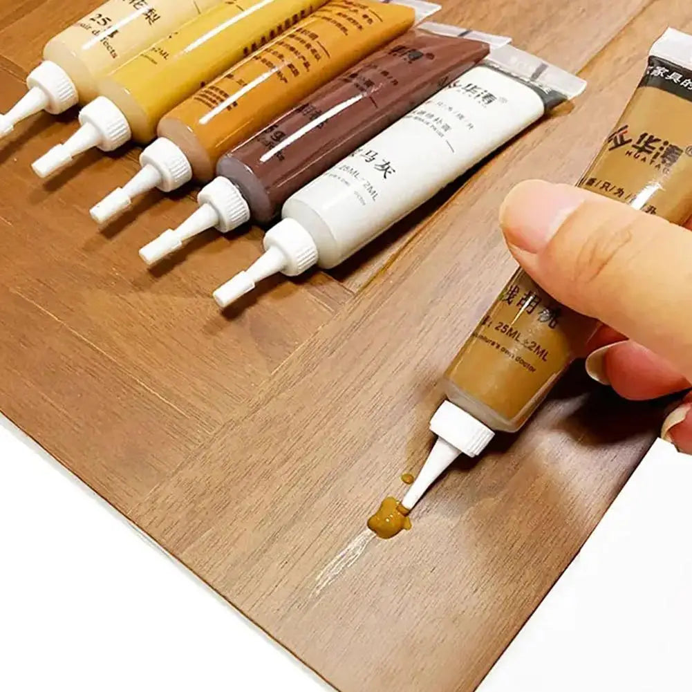 Multipurpose Multicolor Wooden Furnitures Scratch Repair Agent Damage Repair Cream Furniture Refinishing Paint Scratch Filler Qme