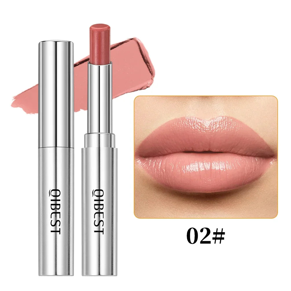 QIBEST Black Honey Lipstick Moisturizing Lip Balm Plumper Natural Makeup Smooth Enhancing Color Lip Plumping Gloss Tint Cosmetic Qme 02
