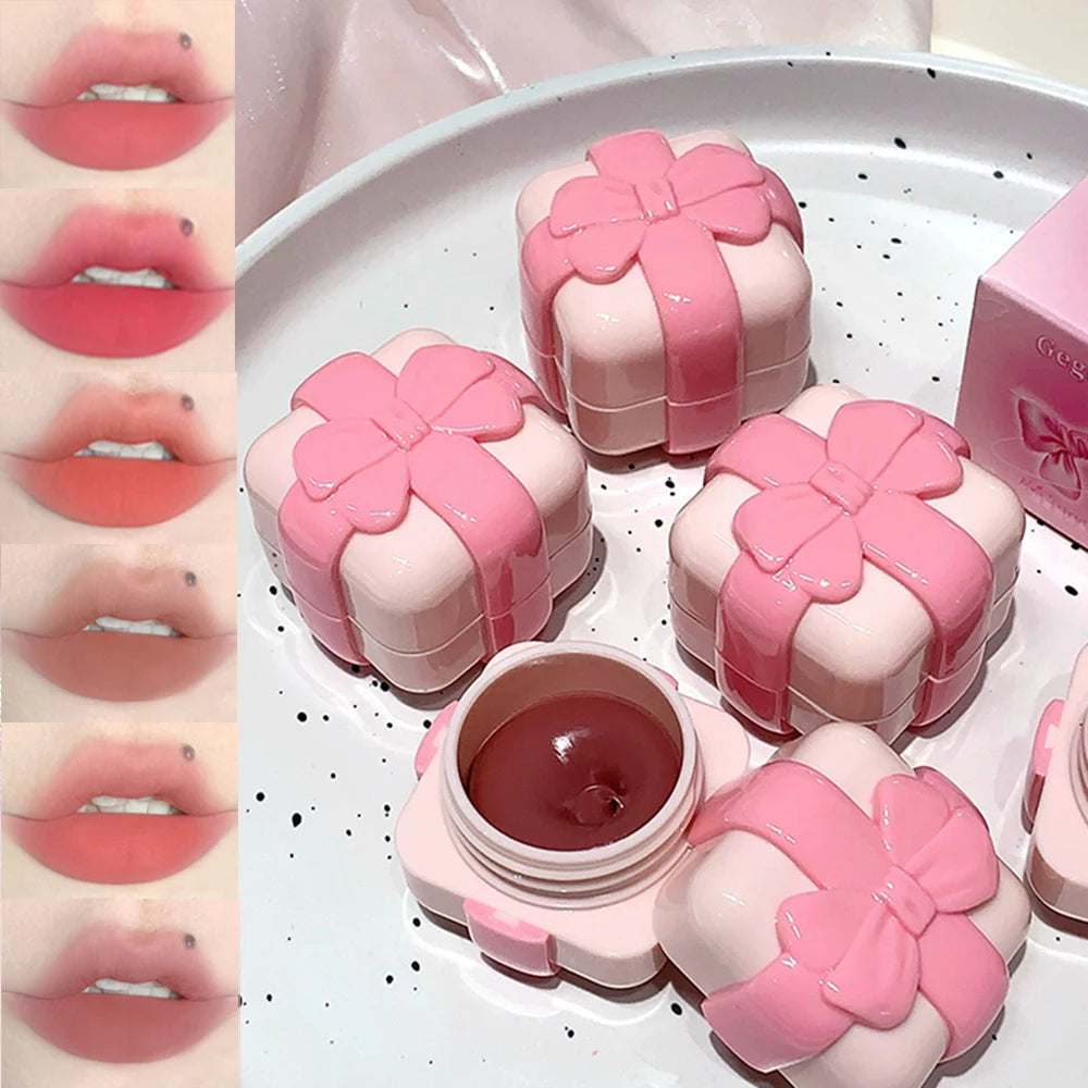 Gege Bear Velvet Matte Lip Cheek Balm Versatile Two-in-one Multi-use Qme