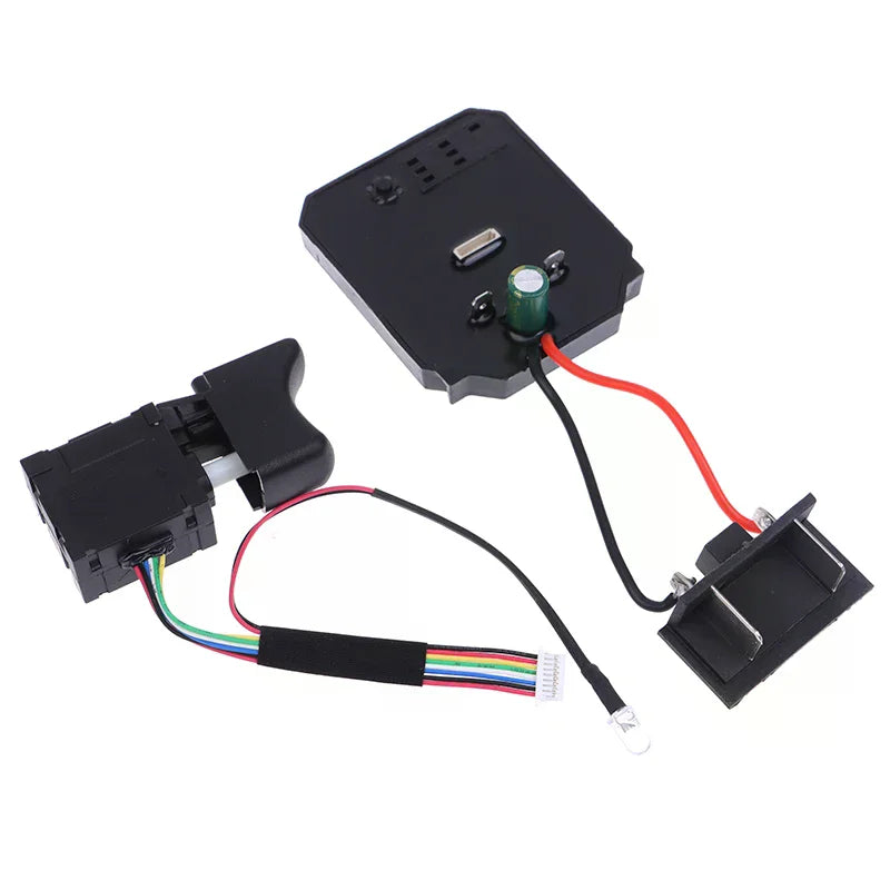 1Pc control board + 1Pc switch 18V 21V suitable for 2106 brushless machine electric wrench motherboard accessories Qme