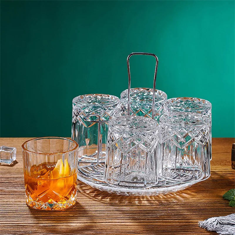 Drain Holder Stand Useful Home Kitchen Supply Metal Glass Cup Storage Qme