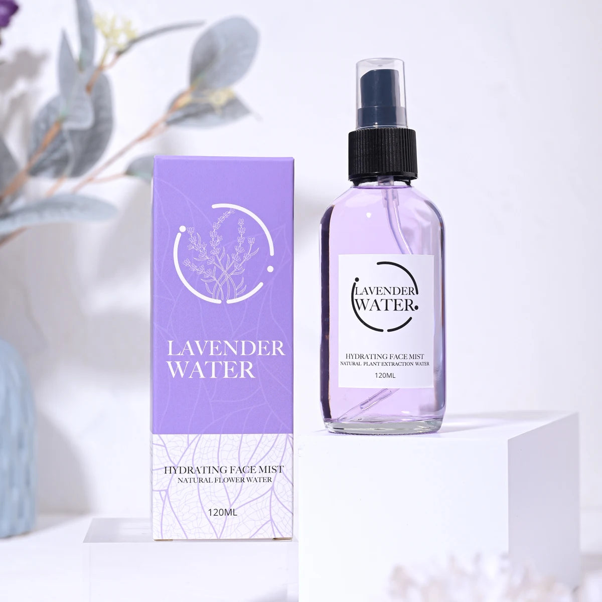 Lavender Vera Facial Moisturizing Toner Travel Holiday Plant Extract Qme