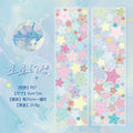 50mm*2m Cute Star pattern Washi Tape Adhesive Diary Sticker Masking Tapes Decorative Christmas DIY Creative Stationery Stickers Qme D 50mmX2m