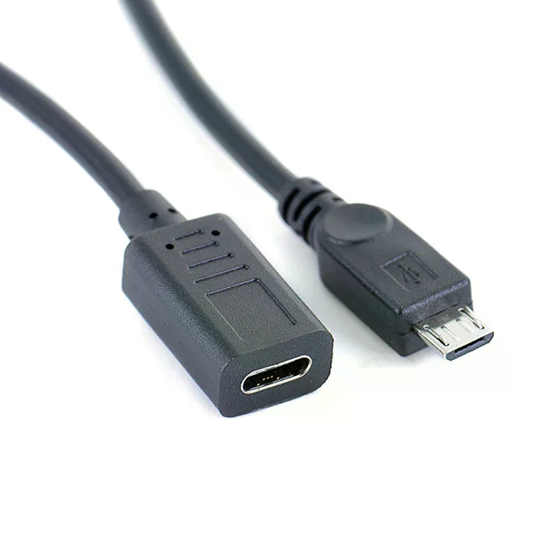 USB Type-c Female Micro Male OTG Connector Cable Adapter Qme