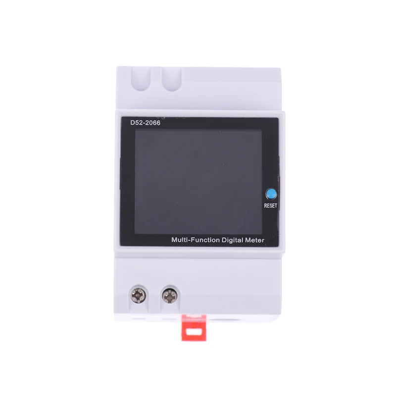 6IN1 Din Rail AC Monitor 110V 220V 380V 100A Voltage Current Power Factor Active KWH Electric Energy Frequency Meter. Qme