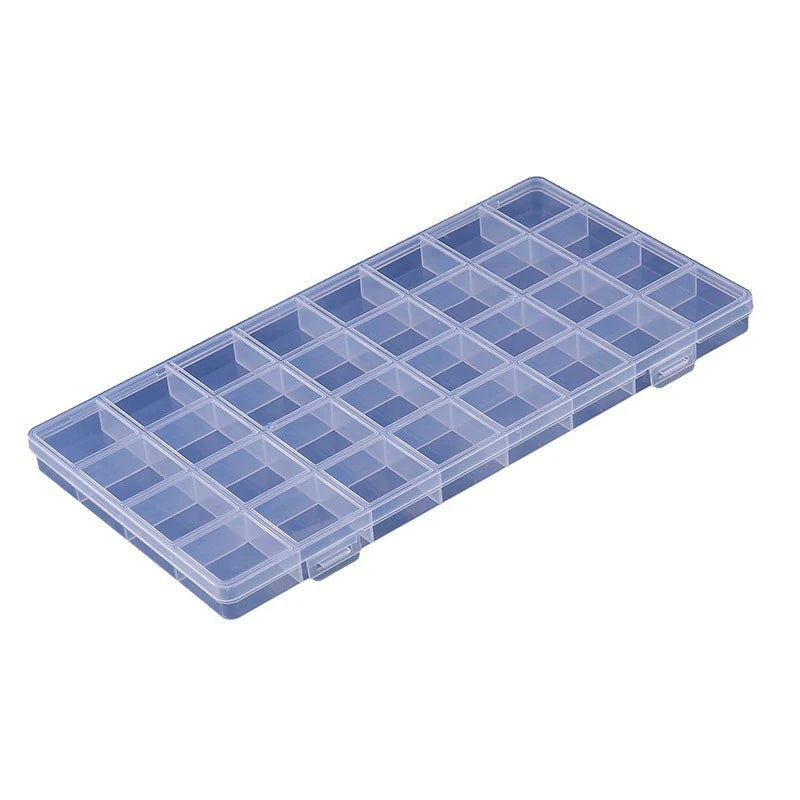 Earring Bead Screw Holder Case Display Organizer Container 32 Grid Qme
