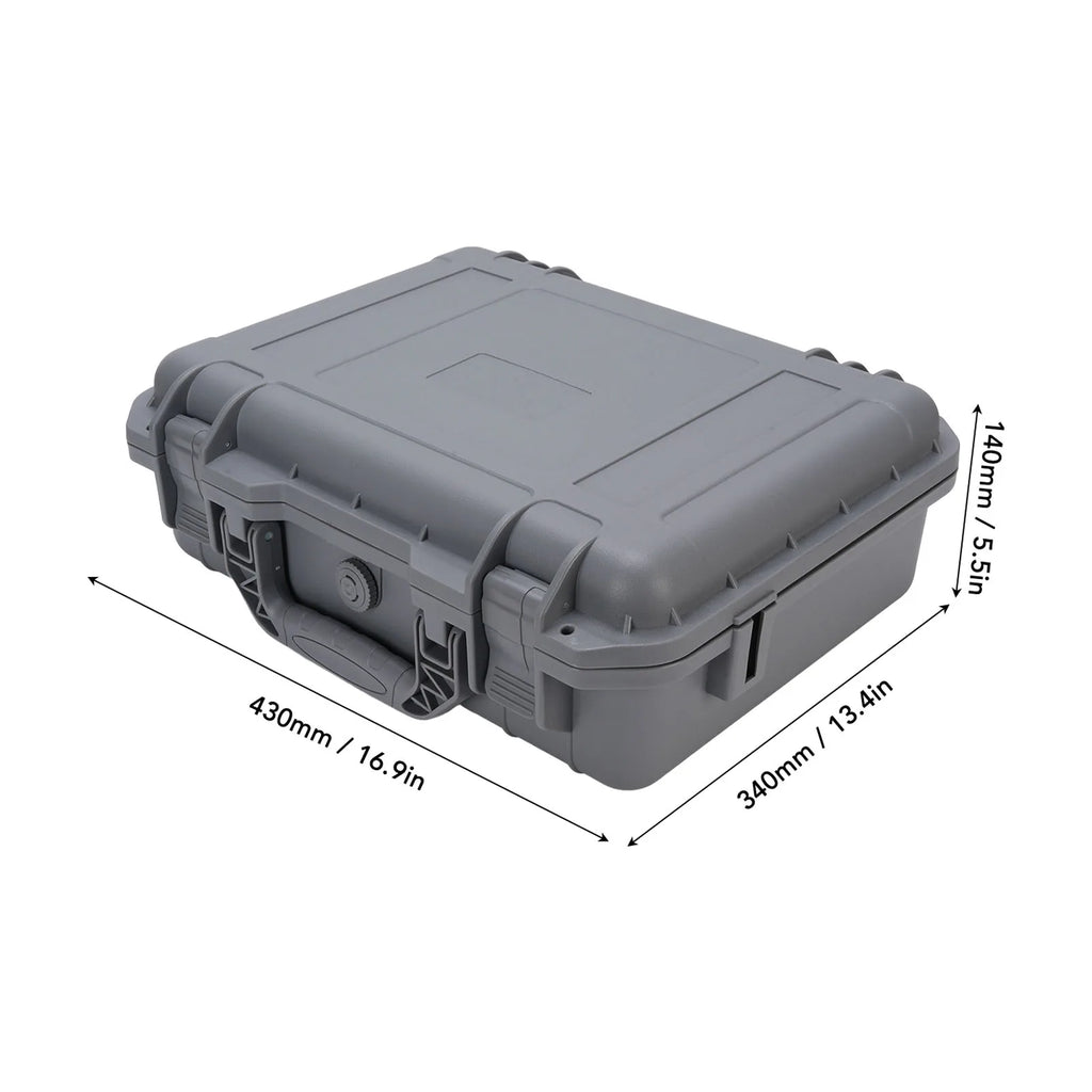 Hard Carry Case for Mini Dish Precision Cut Foam Insert IP67 Waterproofing Satellite Dish Travel Protective Case for RV Yacht Qme
