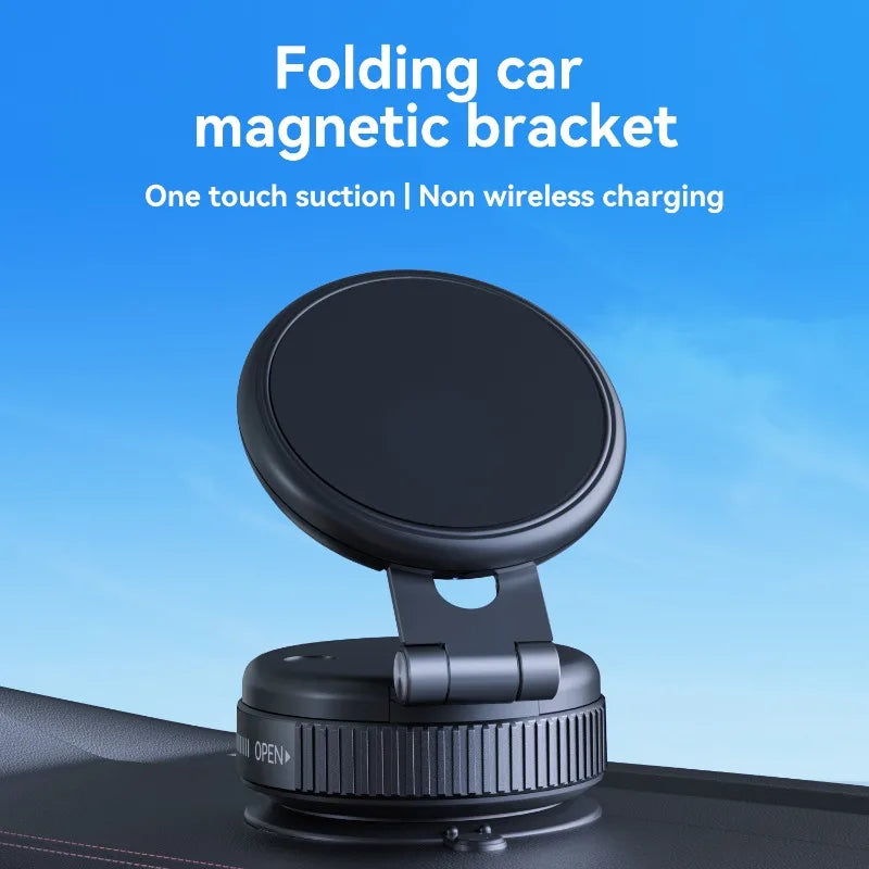 Magsafe Vacuum-grip Car Mount Foldable Extendable Dashboard Phone Qme