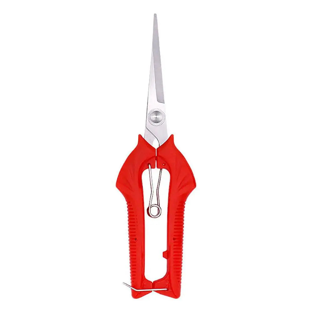 One-handed Sharp Blade Pruning Shears Branch Grass Garden Fruit Tree Trimming Scissors Knife Non-slip Handle Cutting Knife Tools Qme XL
