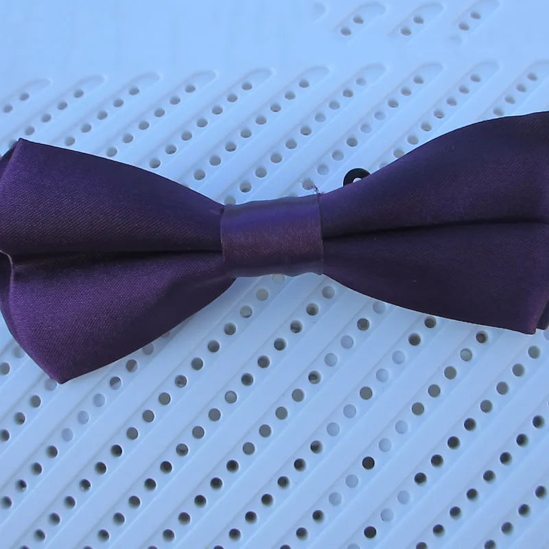 Bow Tie Men Bowtie Solid Fashion Butterfly Cravat Groom Banquet Party Qme rt-6