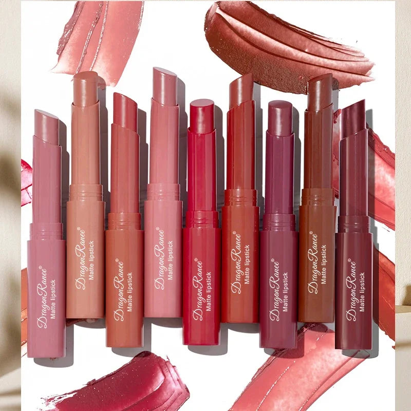 1/3pcs Nude Lipstick Crayon Long Lasting Matte Lipstick Pencil 24 Hours Waterproof Set Lip Moisturizer Colouring Lip Tint Stick Qme