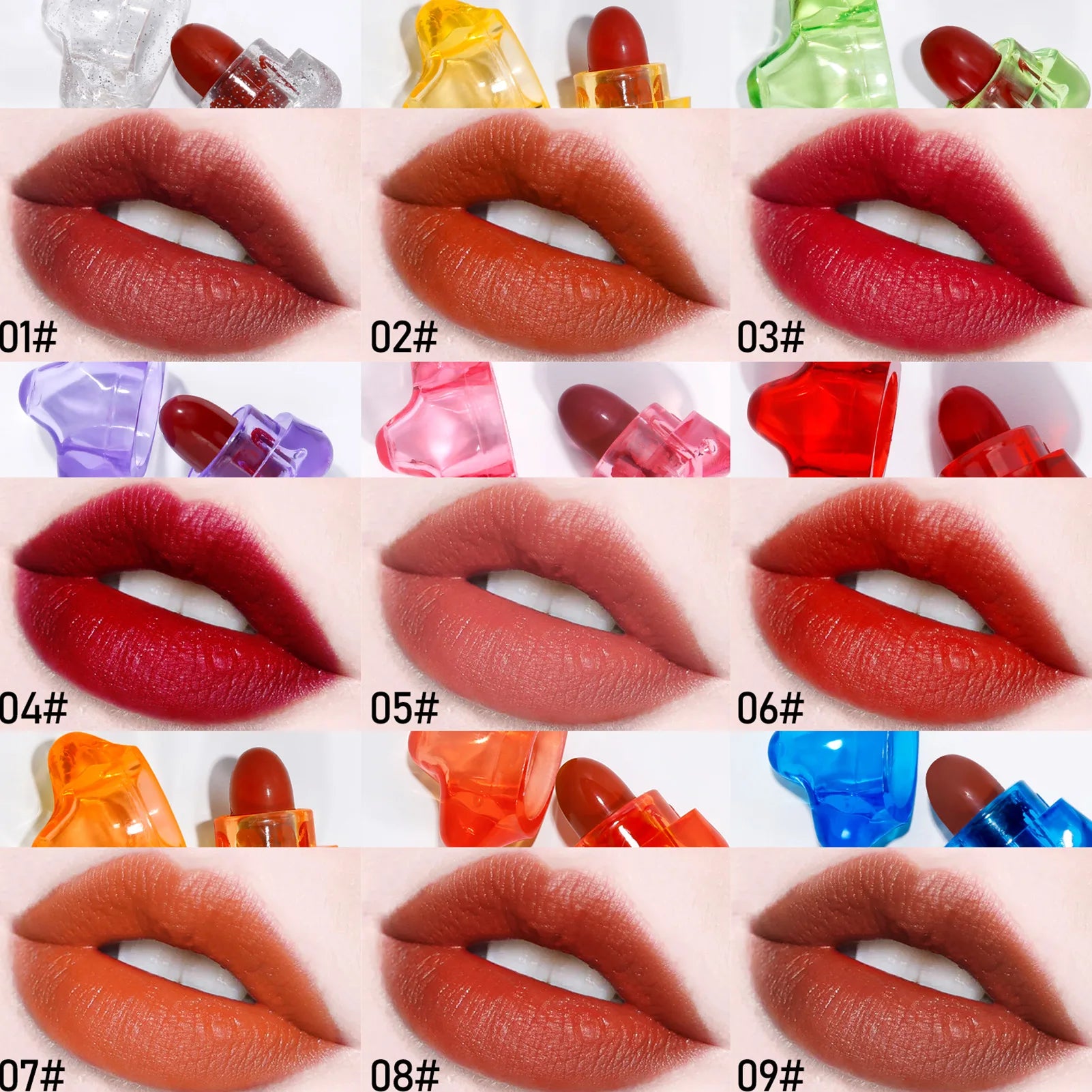 Mini Star Lipstick Pill Matte Lipsticks Long-lasting Full-pigment Lip Qme