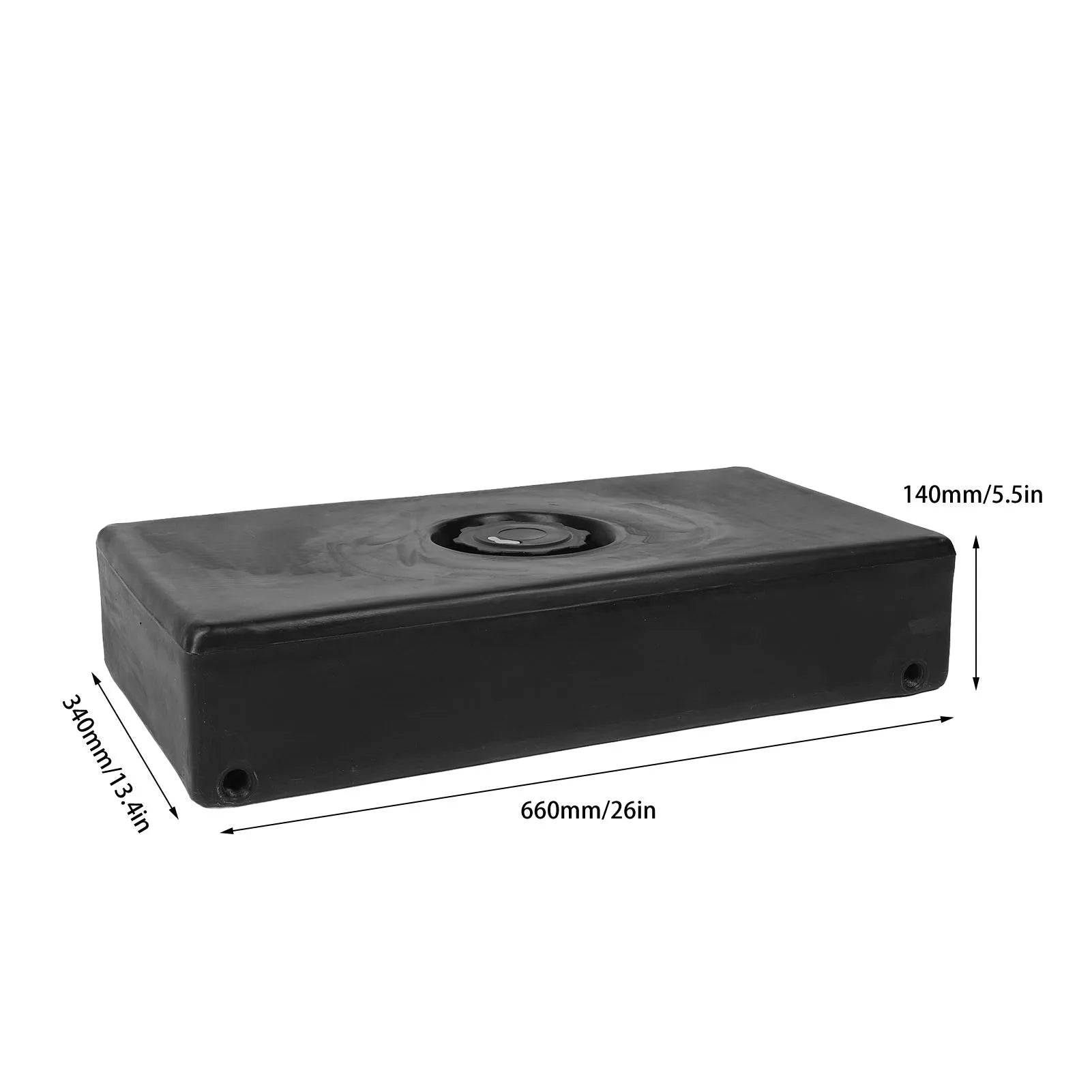 Portable Water Container RV Water Holding Leakproof 85mm Inlet 26 X 13.4 X 5.5in Up for Boats for Campers Qme
