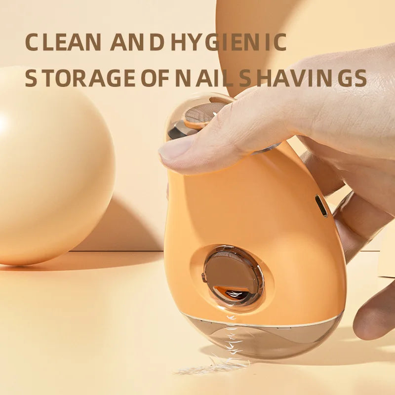 Automatic Electric Nail Grinder & Clipper – Portable Manicure Tool with Polishing Function for Adults Qme