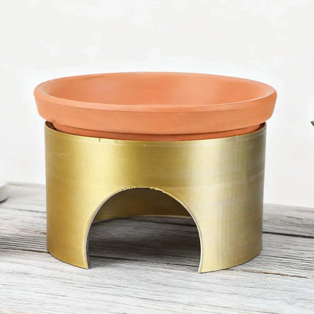 Small Snake Cave 2-in-1 Reptile Habitat Bearded Dragon Food Tray Qme