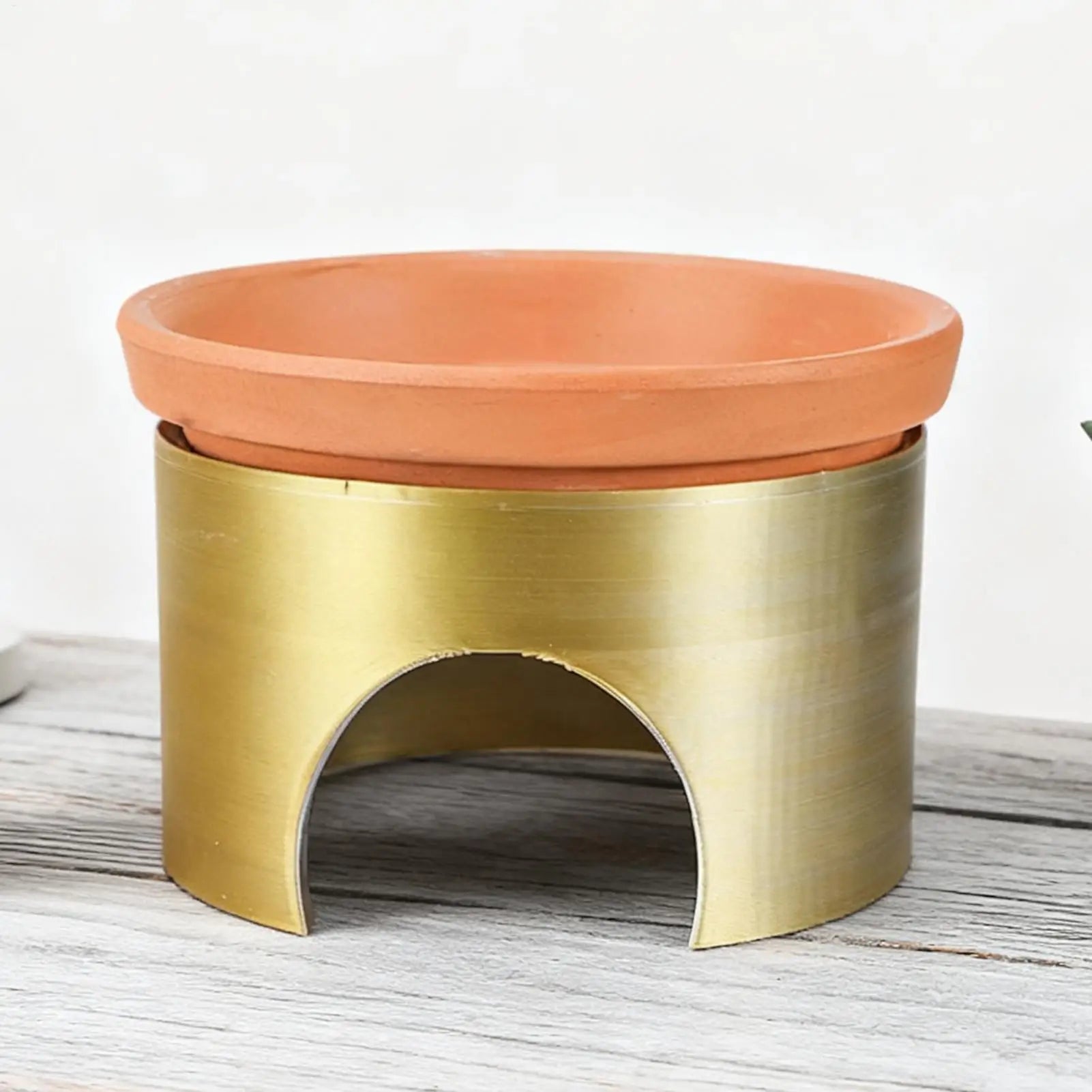 Small Snake Cave 2-in-1 Reptile Habitat Bearded Dragon Food Tray Qme