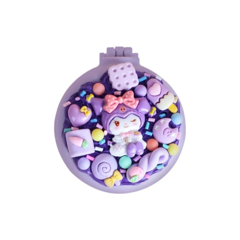 Hello Kitty Kuromi DIY Cream-colored Air-cushion Comb Materials Qme