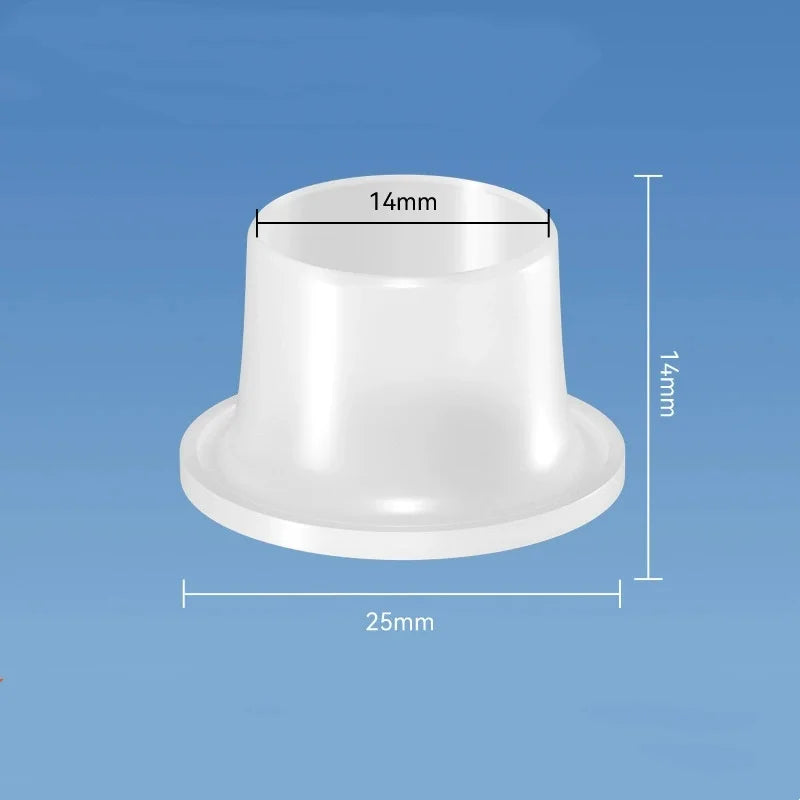 100-10pcs Faucet Silicone Rubber Ring Leak-Proof Sealing Gasket Quick Installation of Hose Angle Valve Water Nozzle Seal Gasket Qme WHITE 100pcs