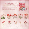 10 pcs INS Dandelion Plant Scrapbooking Materials PET Sticker Pack Journal Collage Decorative Aesthetic Stationery Stickers Qme D