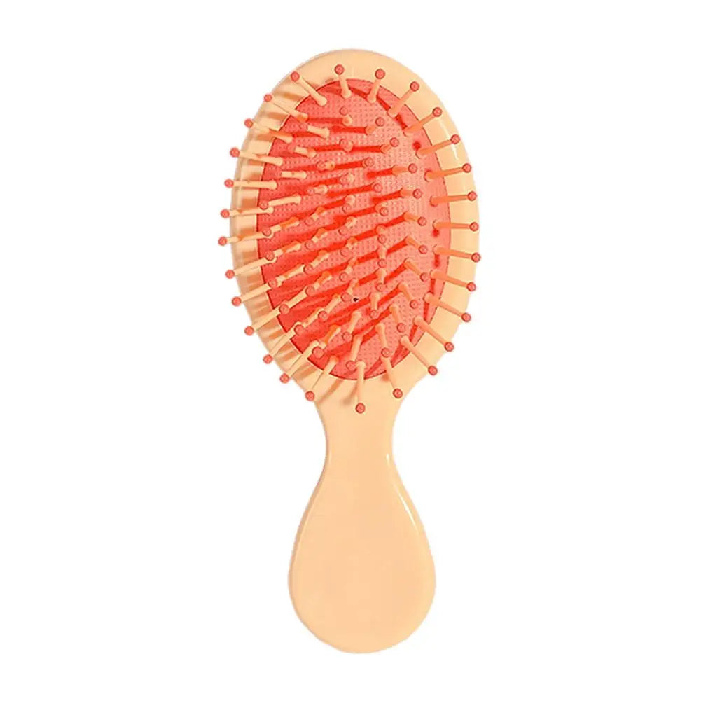 1pcs Mini Detangler Hair Brushes Massager Anti Static Air Bag Hair Comb Wet and Dry Portable Hairbrush Salon Styling Accessories Qme C CN