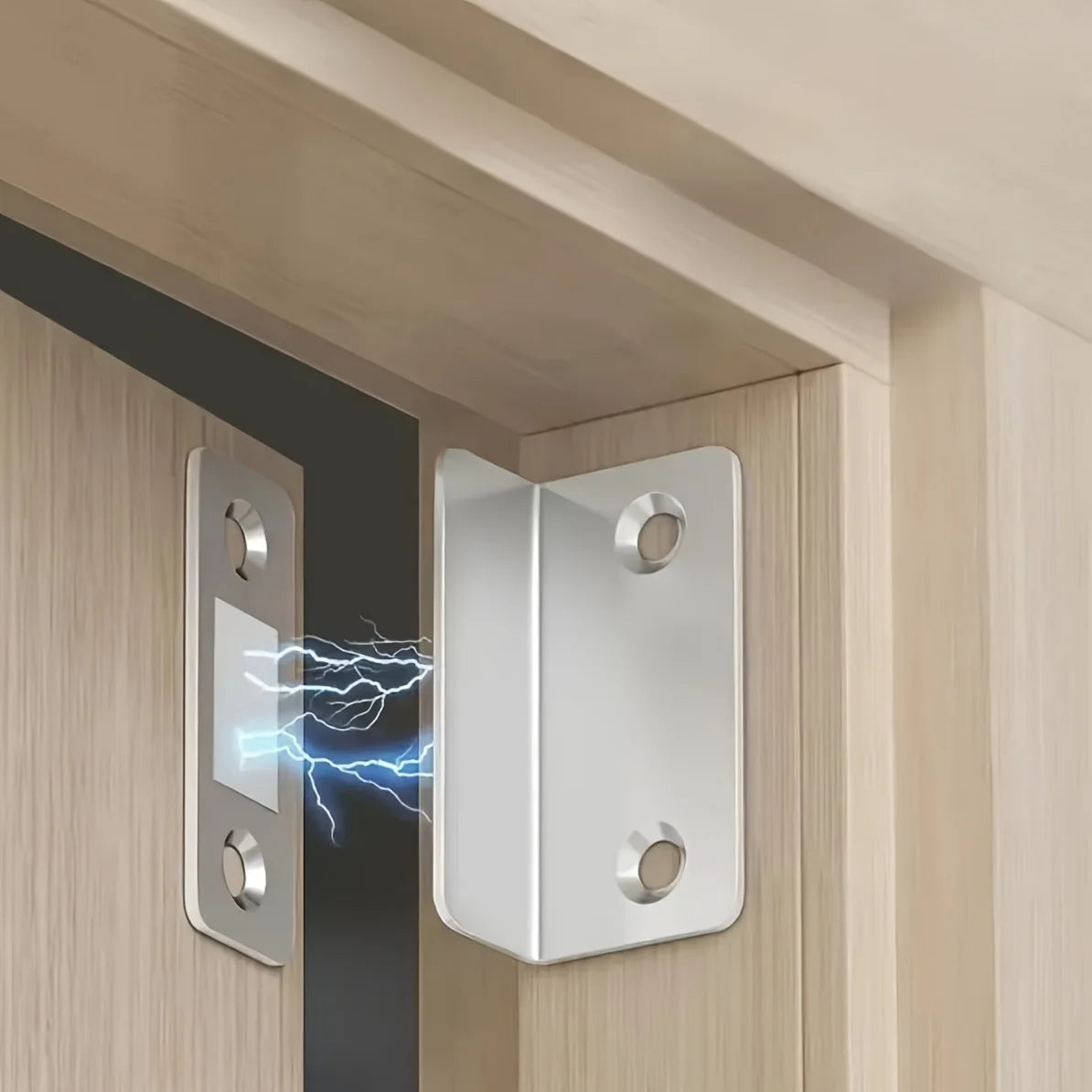 Ultra-Thin Magnetic Latches,Adhesive-Sealed Drawer Magnets For Cabinet Doors,Suitable For Closing Kitchen Cabinets And Wardrobes Qme