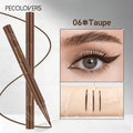 Pigmented Glide Eyeliner Pen Brown Black Waterproof Liquid Ultra-fine Qme 06