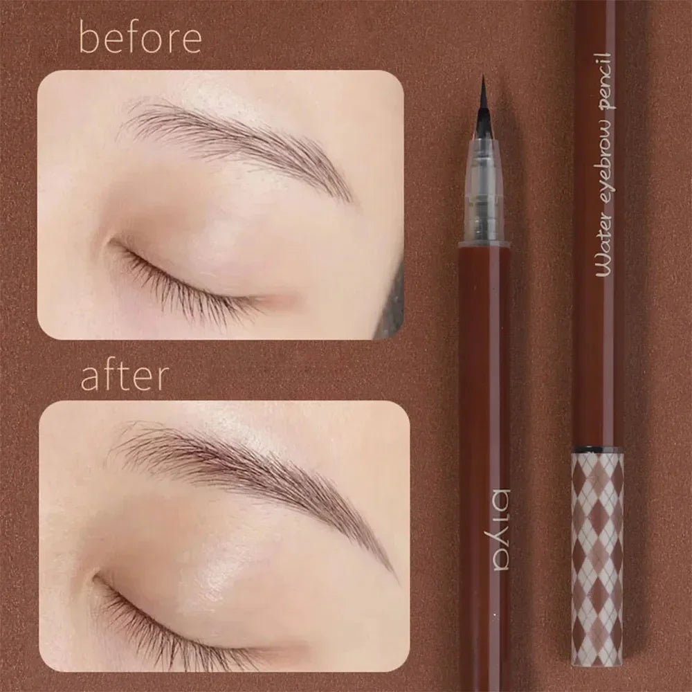 Ultra-fine Eyebrow Pencil Outline Shadow Lying Silkworm Eyeliner Waterproof Non-smudge Lasting Colorfast Liquid Eyebrow Pencil Qme