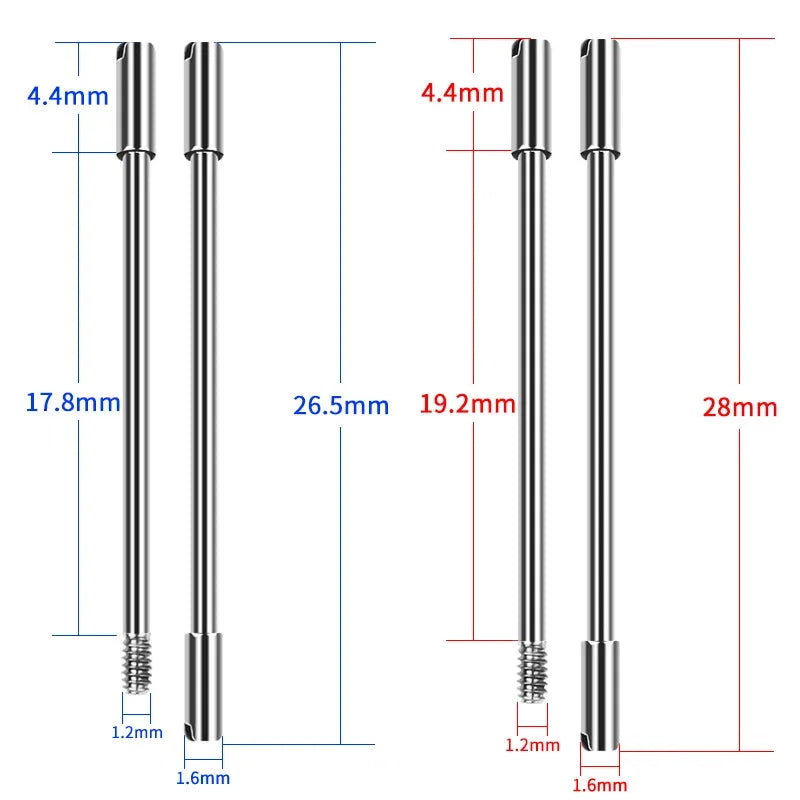 24.5 / 26.5 / 29.3mm watch screw tube for AP Audemars Piguet Royal Oak Offshore watch rubber/Leather Strap Belt Band DIY Replace Qme